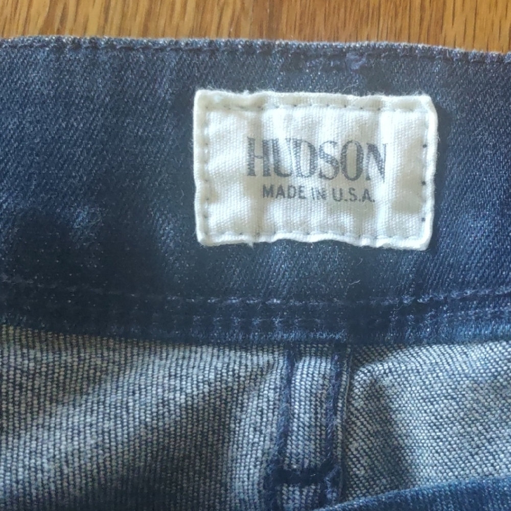 Hudson Jeans Medium Blue Flare Leg Denim - Size 28 - Picture 2 of 9